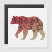 Carte Magnétique Arbre à ours (Devant / Derrière)