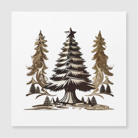 Carte Magnétique Arbre Magique (Devant)