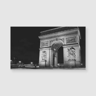 Carte Magnétique Arc de Triomphe la nuit à Paris