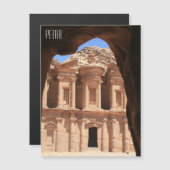 Carte Magnétique arcade du monastère de petra (Devant / Derrière)