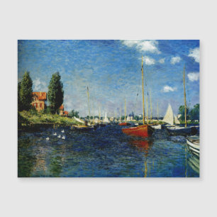 Carte Magnétique Argenteuil, peinture d'art par Claude Monet