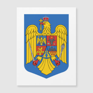 Carte Magnétique armoiries de pays symbole emblème drapeau Roumanie