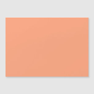 Carte Magnétique Arrière - plan couleur rose Saumon solide personna