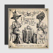 Carte Magnétique Arsenic et Ancienne dentelle (Devant / Derrière)