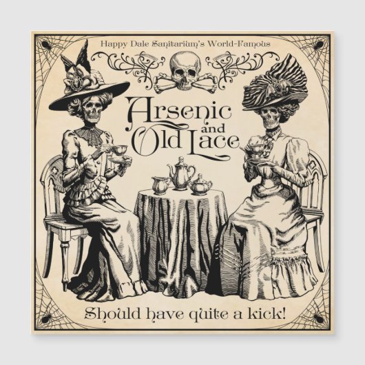 Carte Magnétique Arsenic et Ancienne dentelle (Devant)