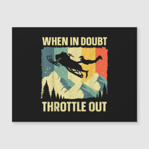 Carte Magnétique Art de motoneige cool pour hommes femmes enfants m