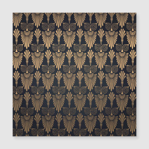 Carte Magnétique Art Déco Black Gold : Retro.