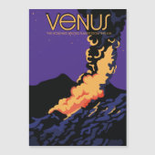 Carte Magnétique Art spatial de la planète Vénus (Devant)