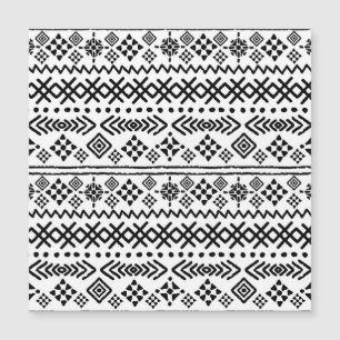 Carte Magnétique Art tribal boho : géométrique sans soudure.