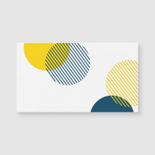 Carte Magnétique Art urbain abstrait moderne, simple, minimal et te