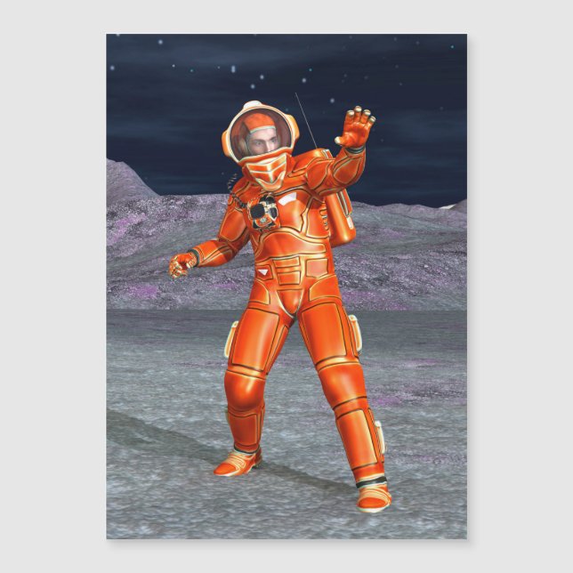 Carte Magnétique Astronaute (Devant)
