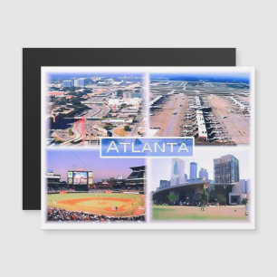 Carte Magnétique Atlanta - Mosaic - États-Unis -