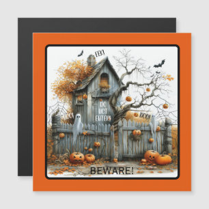 Carte Magnétique Attention & Boo - The Haunted Gatehouse