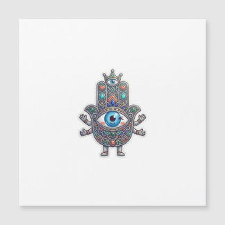 Carte Magnétique Autocollant Kawaii Hamsa œil Méchant Marocain Amaz