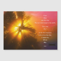 Carte magnétique avec Hafiz - Une fois le temps éc