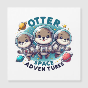 Carte Magnétique Aventures spatiales de la loutre