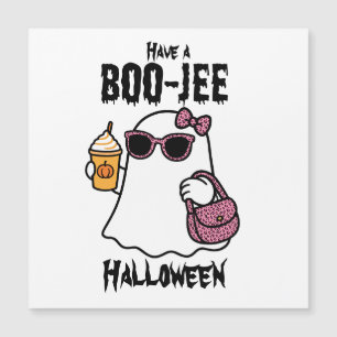 Carte Magnétique Avoir un fantôme d'Halloween Boo-jee