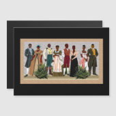 Carte Magnétique Bagues de liberté 1712 (Devant / Derrière)