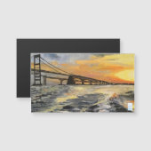 Carte Magnétique Baie de Chesapeake dans le Maryland d'Annapolis (Devant / Derrière)