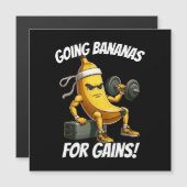 Carte Magnétique banane (Devant / Derrière)