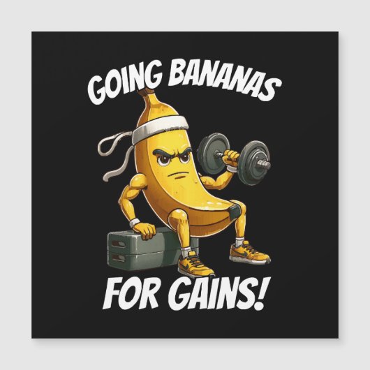 Carte Magnétique banane (Devant)