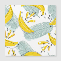 Bananes juteuses Motif Vintage