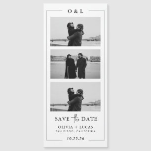 Carte Magnétique Bande Photo Mariage magnétique frontière