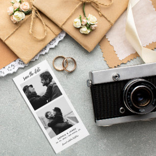 Carte Magnétique Bande Photo Moderne Mariage Magnétique Enregistrer