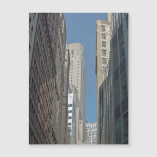 Carte Magnétique Bank of New York Building Manhattan New York