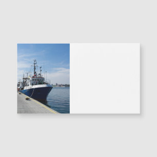 Carte Magnétique Bateau de pêche à l'amarrage