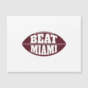 Carte Magnétique Battez Miami Vintage Aggie Football Gameday samedi