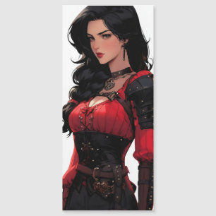 Carte Magnétique Beau Anime Femme Imaginaire