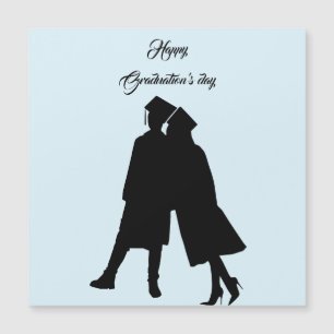 Carte Magnétique Beau Joyeux Joyeux jour de Graduations