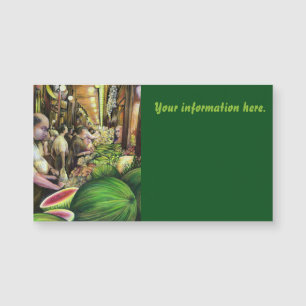 Carte Magnétique Beaucoup d'hommes, beaucoup de melons, Budapest