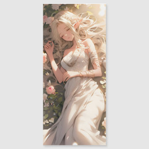 Carte Magnétique Belle Anime Elfe Girl