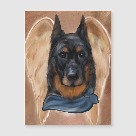 Carte Magnétique Berger de Beauce (Devant)