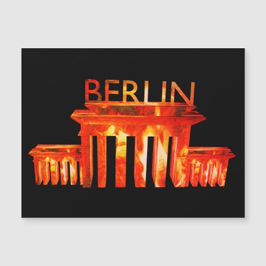 Carte Magnétique Berlin (Devant)