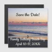 Carte Magnétique Bethany Beach Sunrise I (Devant / Derrière)