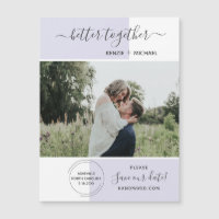 Better Together Photo Save the Date Mariage Modern