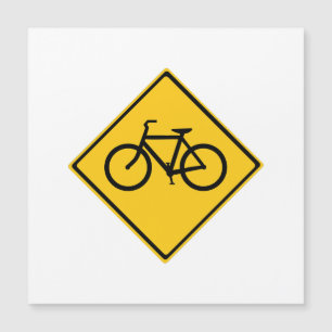 Carte Magnétique Bicyclette pour panneau routier