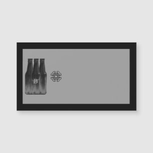 Carte Magnétique Bière brune