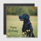 Carte magnétique Black Lab (Devant / Derrière)