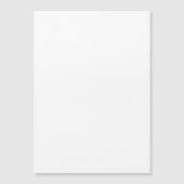 Carte Magnétique Blanche (Devant)