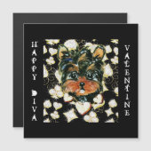 CARTE MAGNÉTIQUE BLING POO (Devant / Derrière)