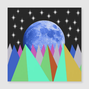 Carte magnétique Blue Moon