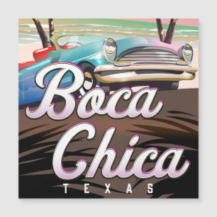Carte Magnétique Boca Chica Texas affiche de vacances