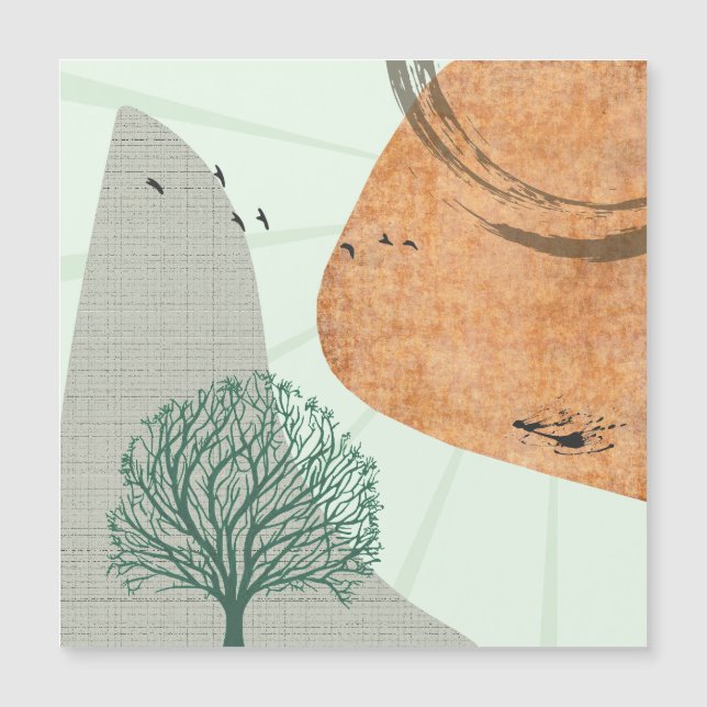 Carte Magnétique Boho (Devant)