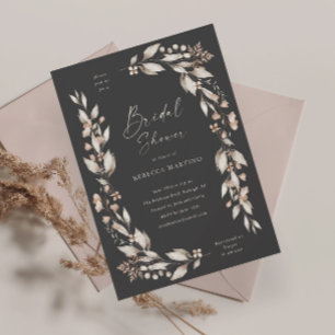 Carte Magnétique Boho Fleur sauvage Floral Mariage Fête des mariées
