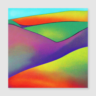 Carte Magnétique Bold Rainbow Hills