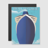 Carte Magnétique Bon Voyage (Devant / Derrière)